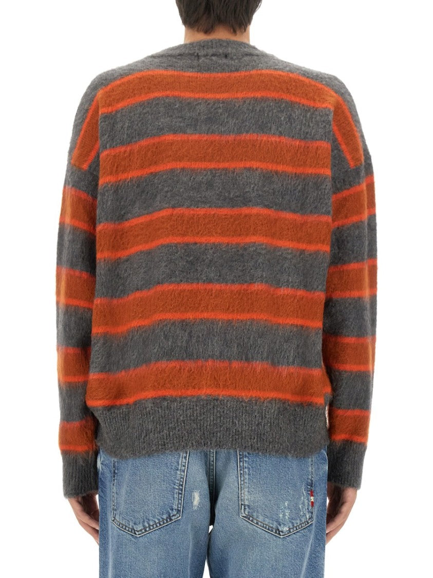 Amish Oversized Striped Sweater