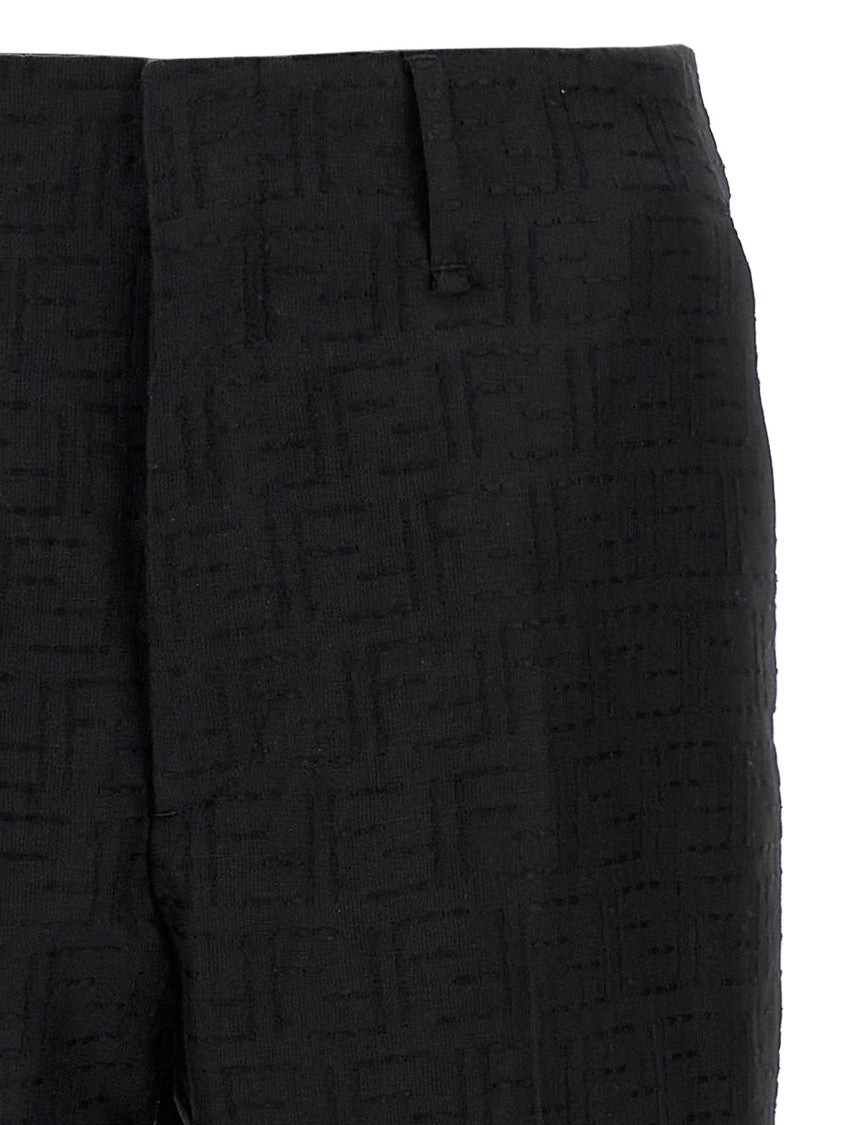 Fendi Ff Jacquard Pants