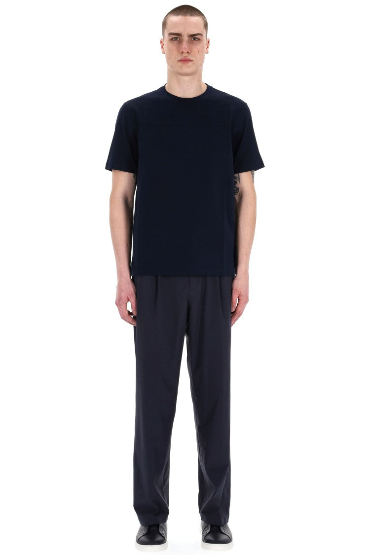 Herno Cotton T-Shirt With Thermo Taping