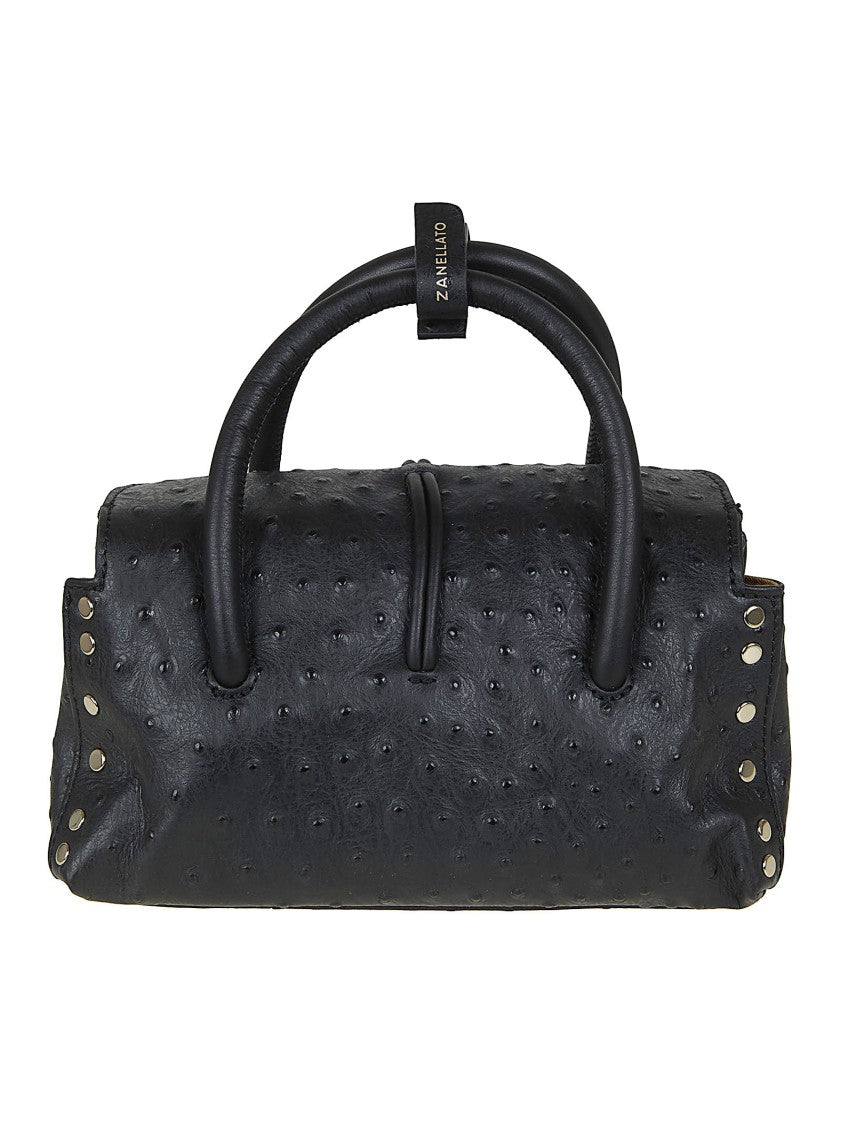 Zanellato Leather Shoulder Bag With Spacious Interior