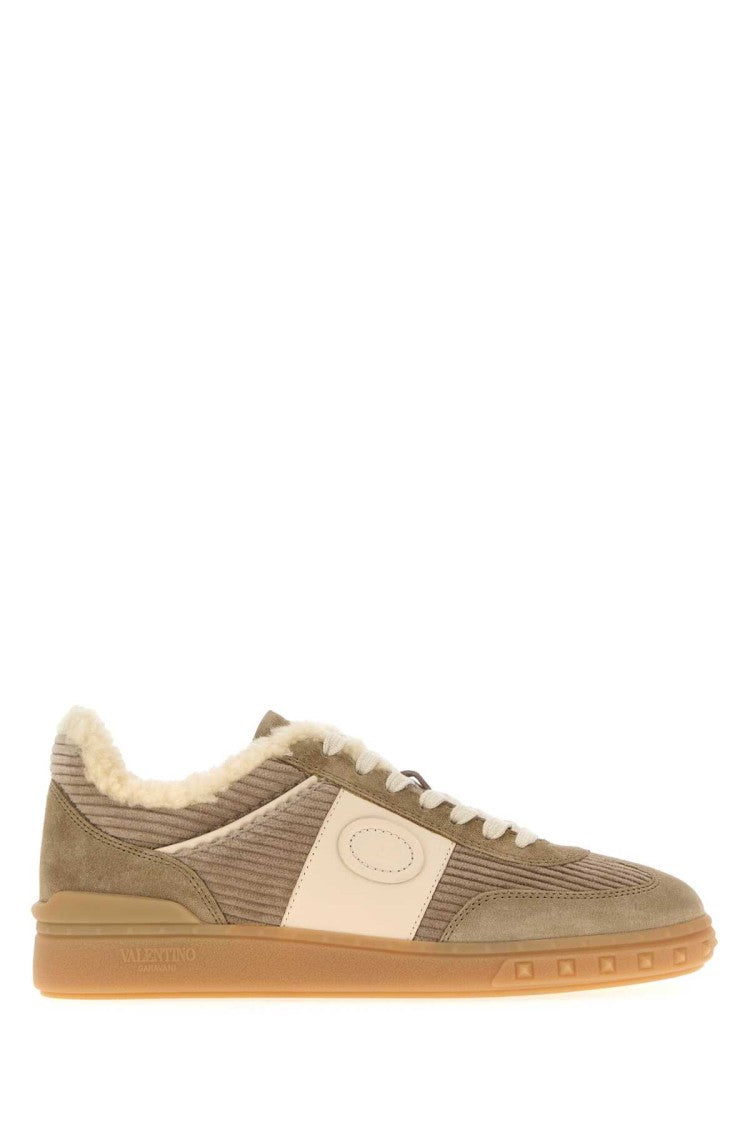 Valentino Garavani Cappuccino Suede Upvillage Sneakers