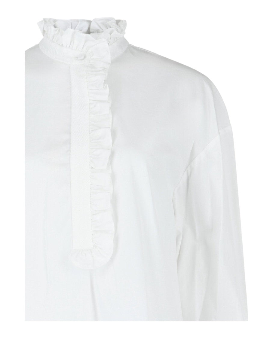 Alexander Mcqueen Ruffled Cotton Shirt