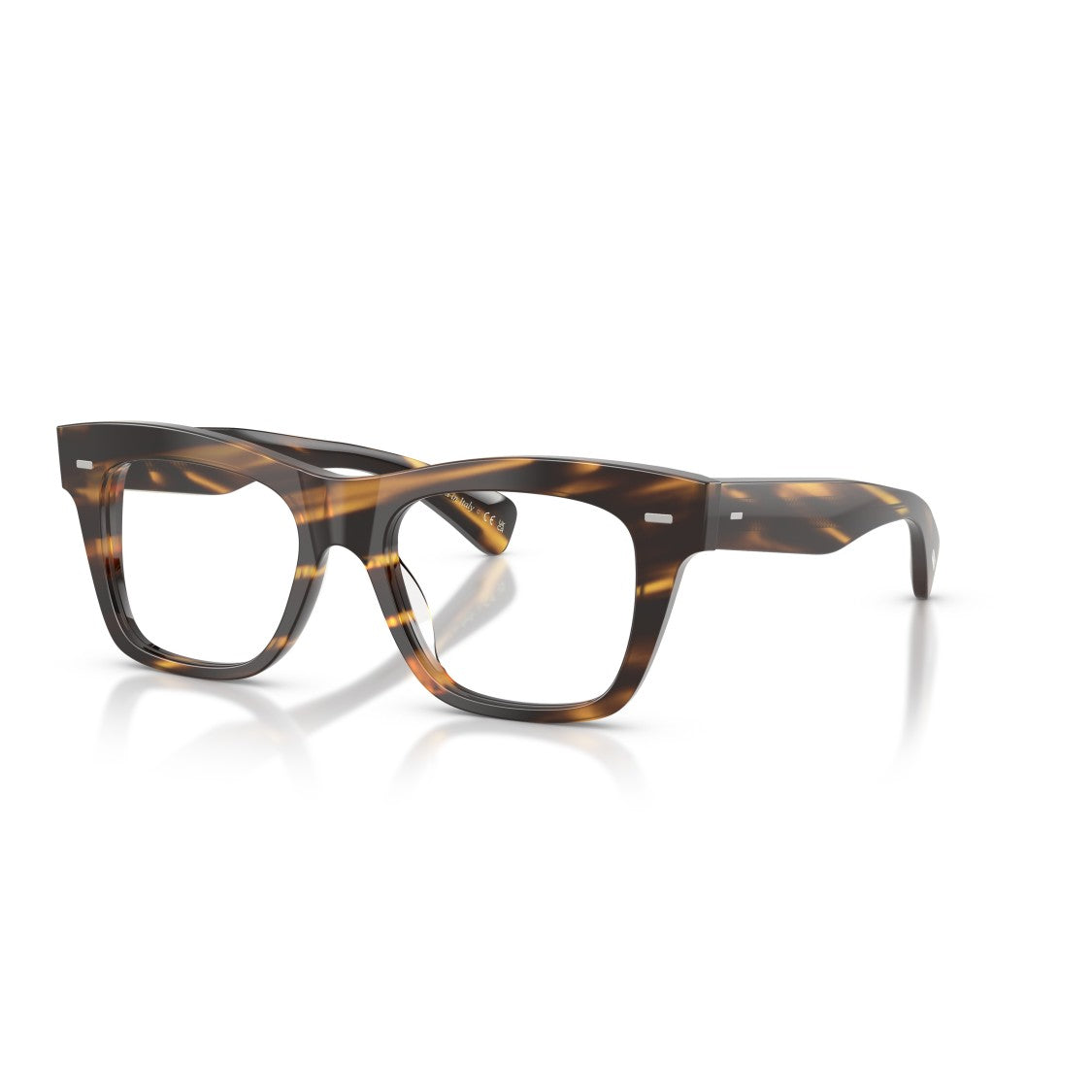 Oliver Peoples 0Ov5542u Bold Rectangular Acetate Sunglasses With Tortoiseshell Finish