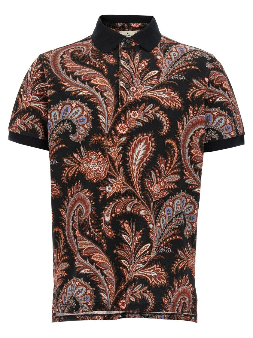 Etro Polo Paisley Flowers