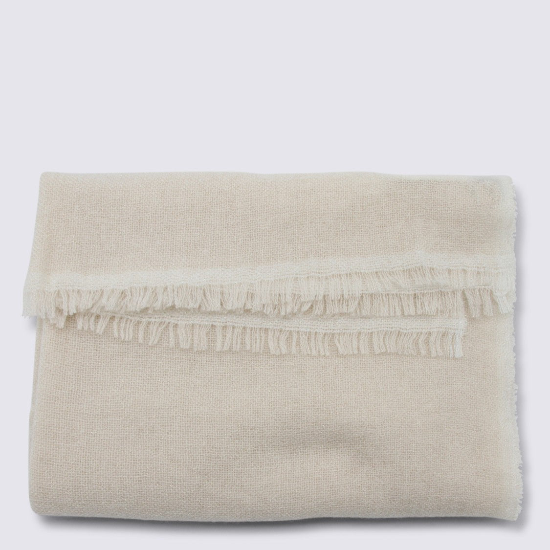 Fabiana Filippi White Cashmere Scarf