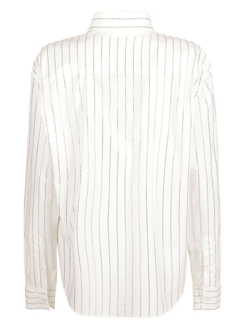 Giuseppe Di Morabito Long-Sleeve Striped Shirt With Crisp Collar