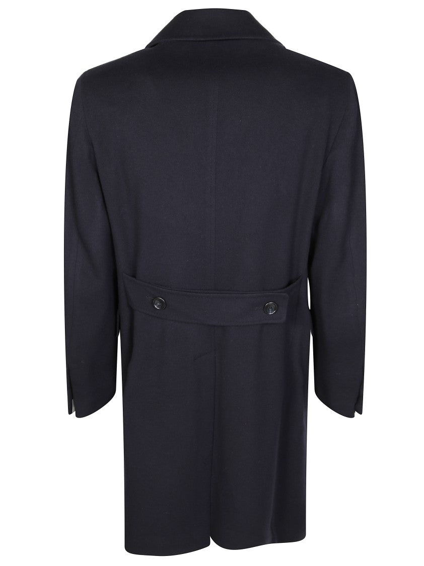 Tagliatore Double-Breasted Wool Chacemire Coat