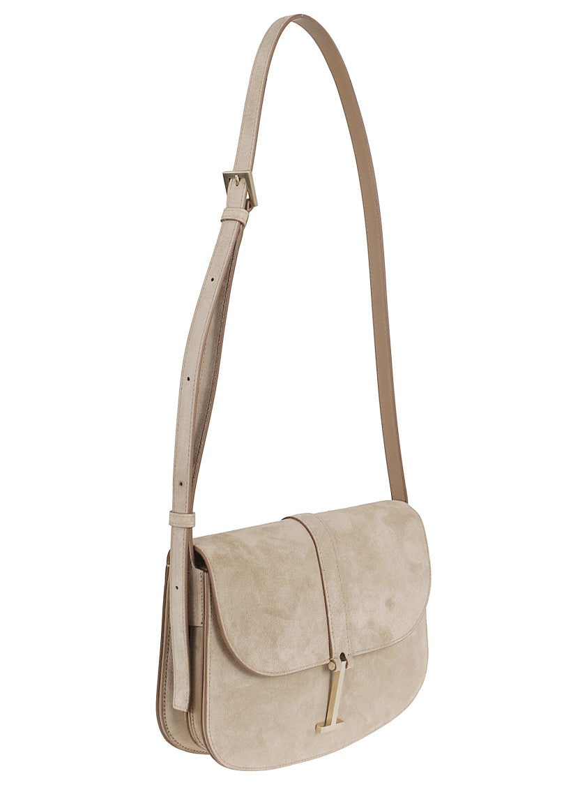 Tom Ford Suede-Finish Shoulder Bag With Gold-Tone Hardware