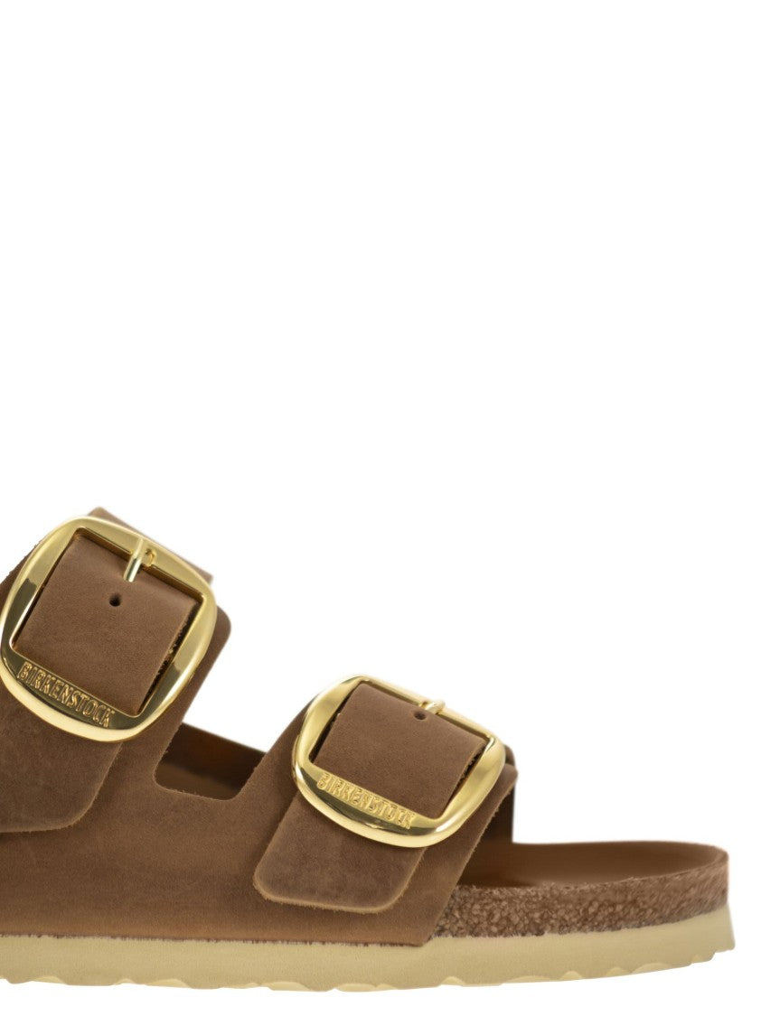 Birkenstock Milano Big Buckle - Oiled Leather Sandal