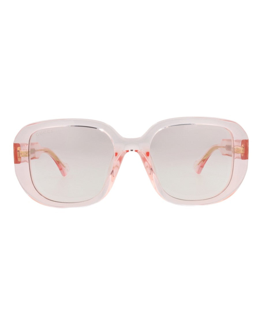 Gucci Square-Frame Injection Sunglasses