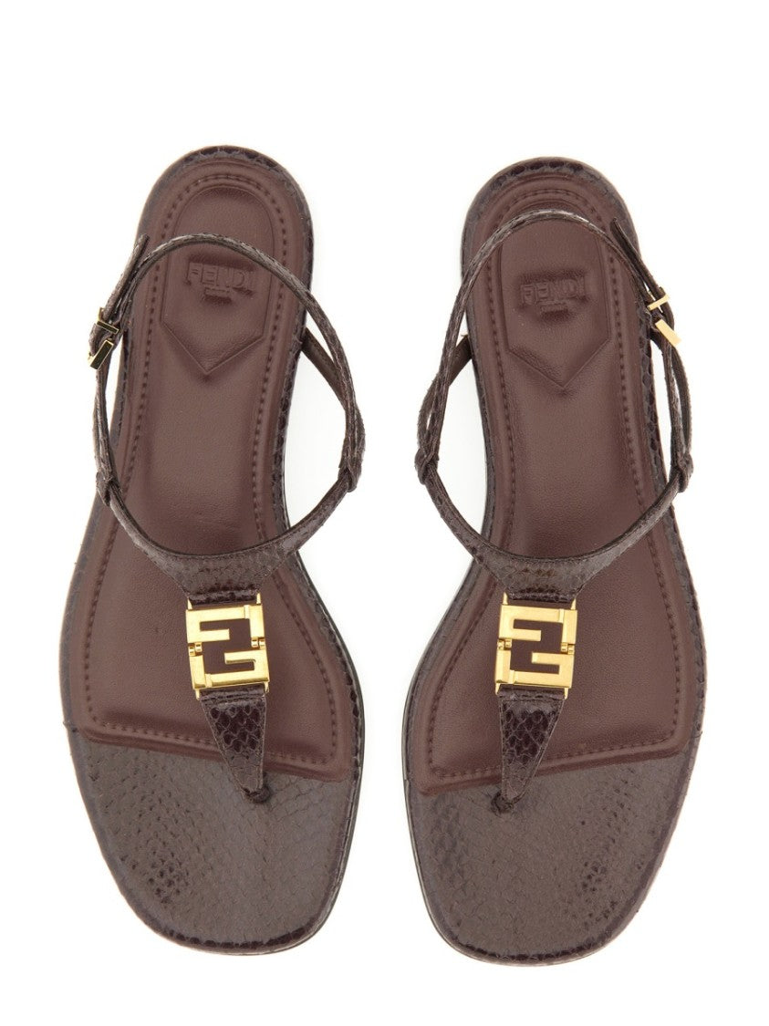 Fendi "Ffold" Sandals