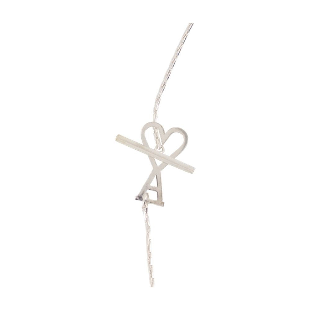 Ami Adc 2 In 1 Necklace - Metal - Silver