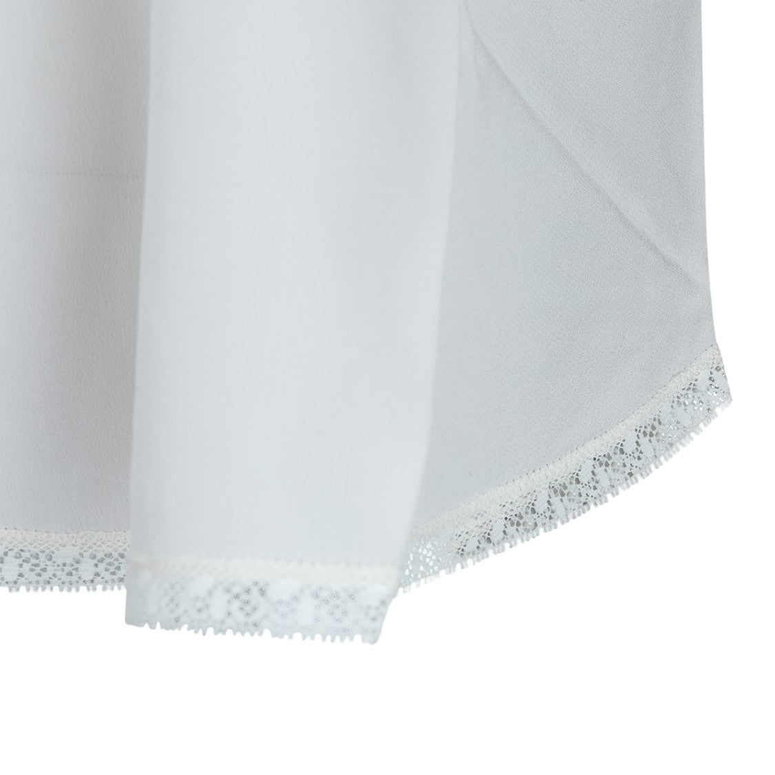 Zadig & Voltaire Delicate White Camisole With Lace Trim