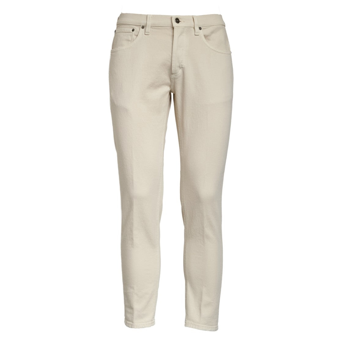 Dondup Carrot Fit Blue Denim Jeans With Five-Pocket Design