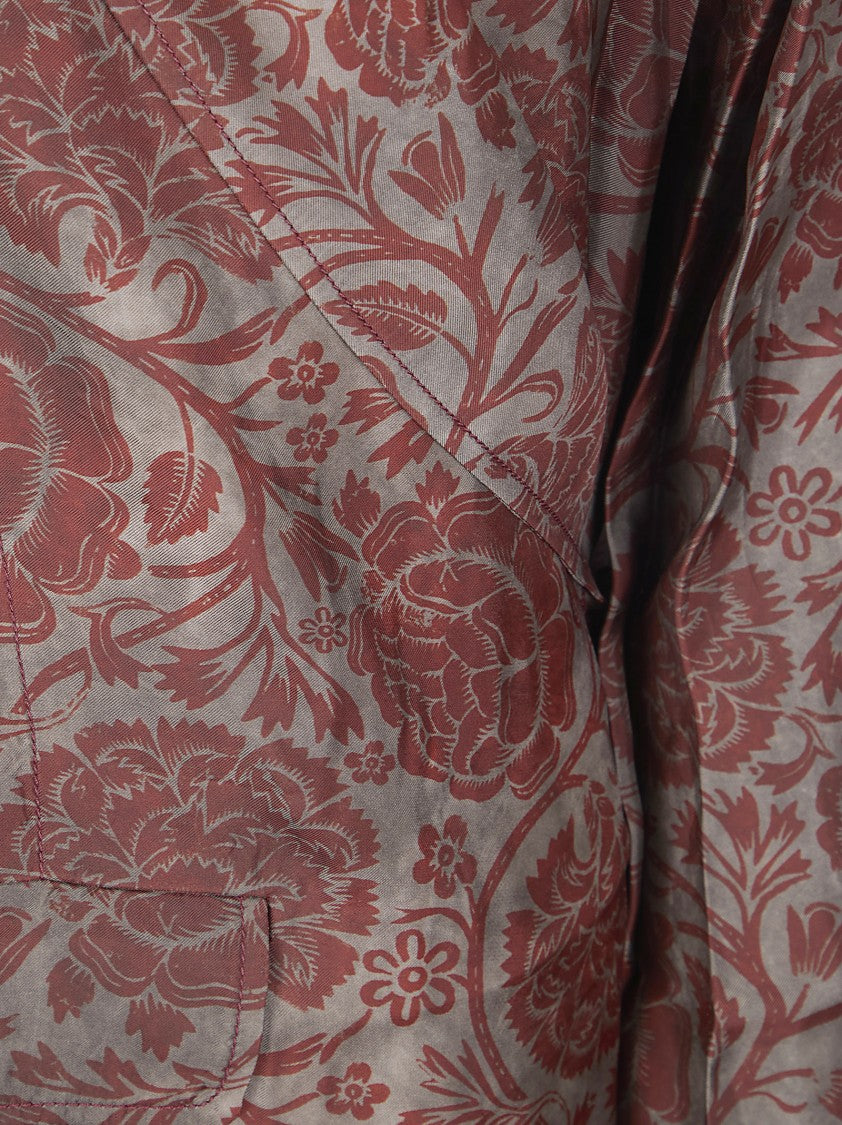 Uma Wang Khloe Floral Cupro Jacket