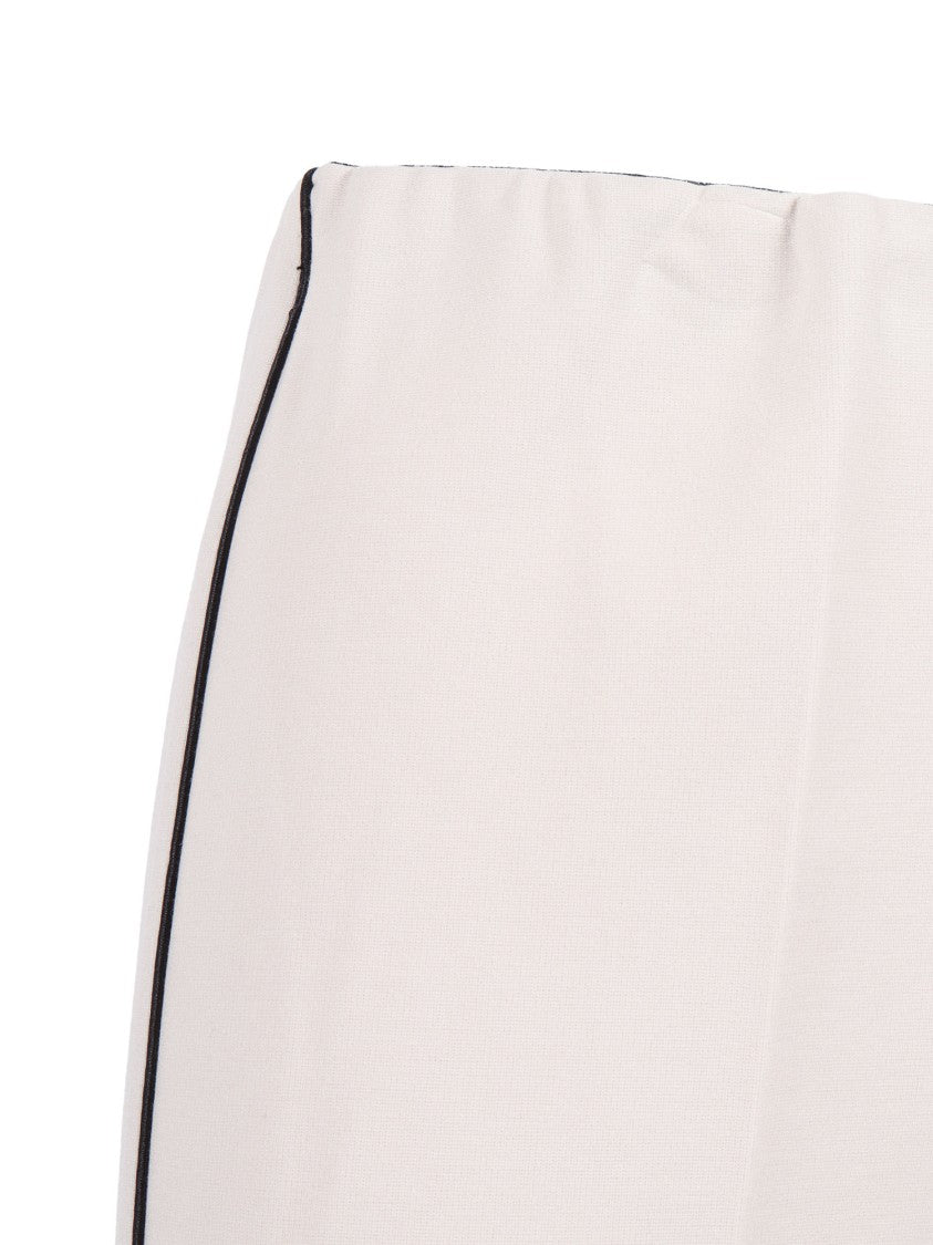 Shirt A Porter Tailored Flare Pants With Contrasting Piping Detail