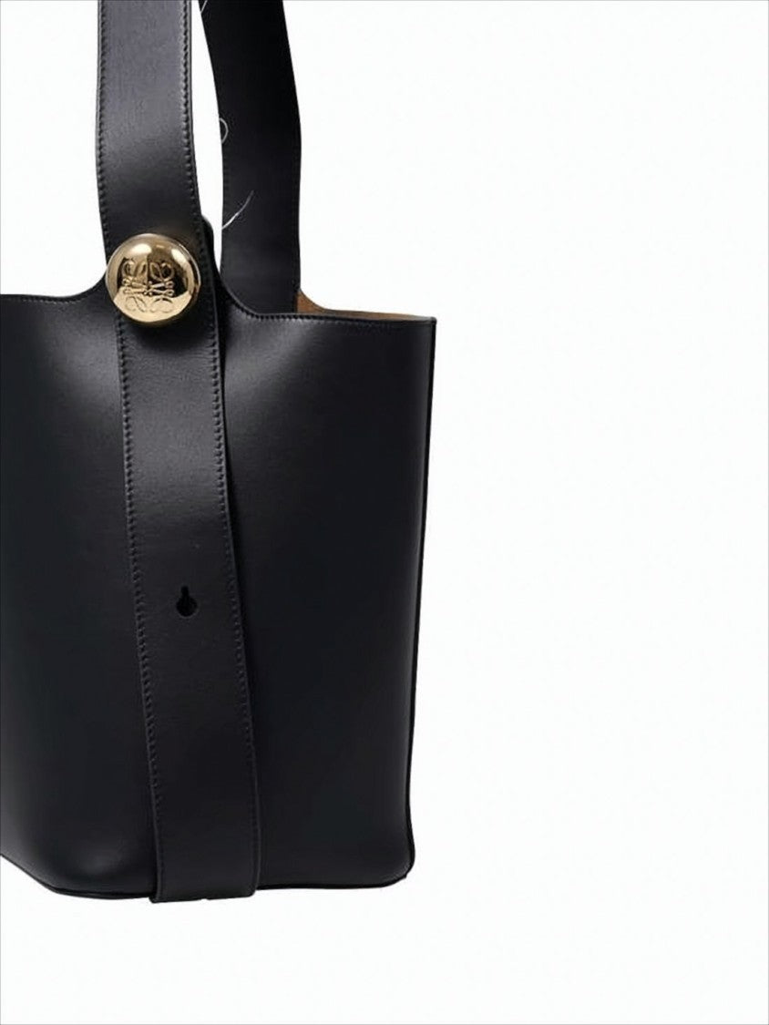 Loewe Structured Calf Leather Shoulder Bag