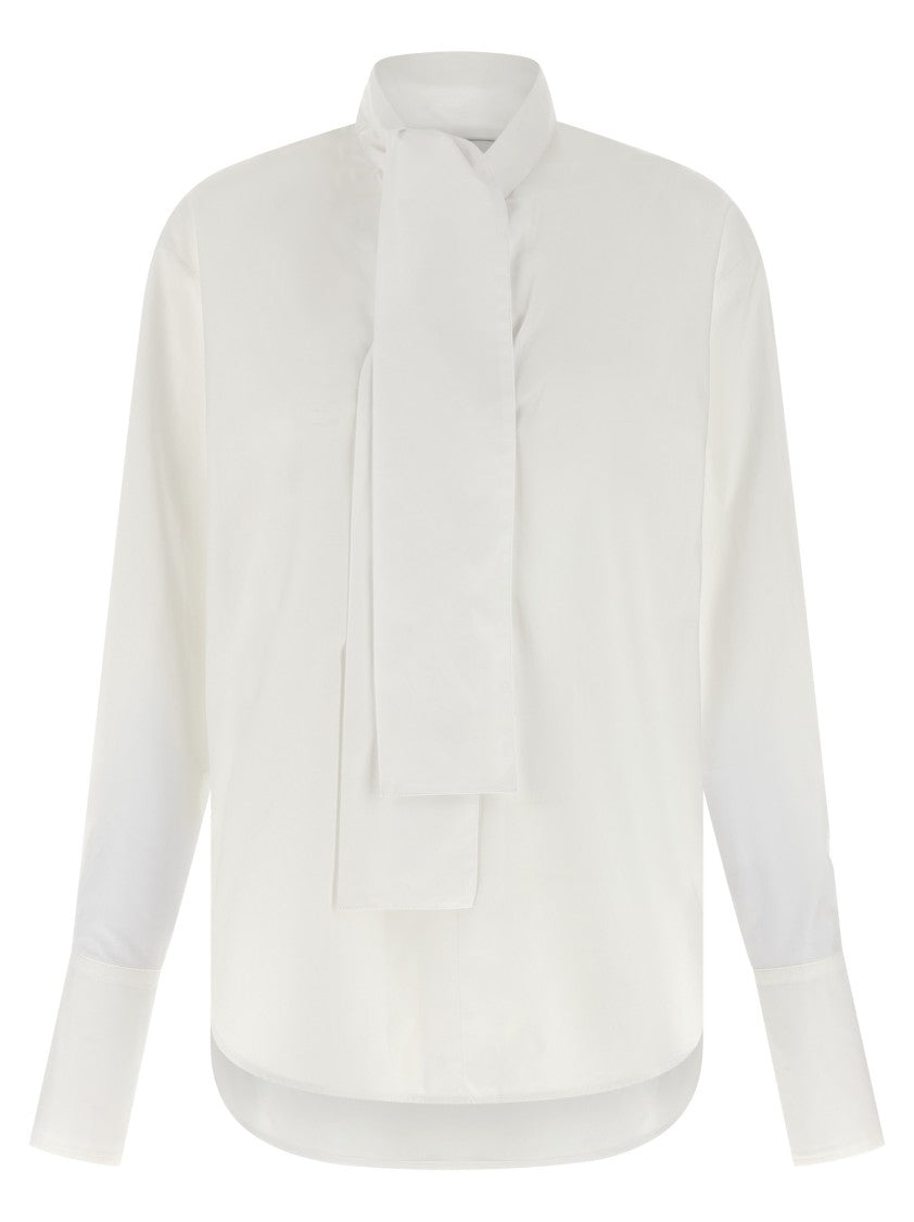 Nude Lavallière Collar Shirt