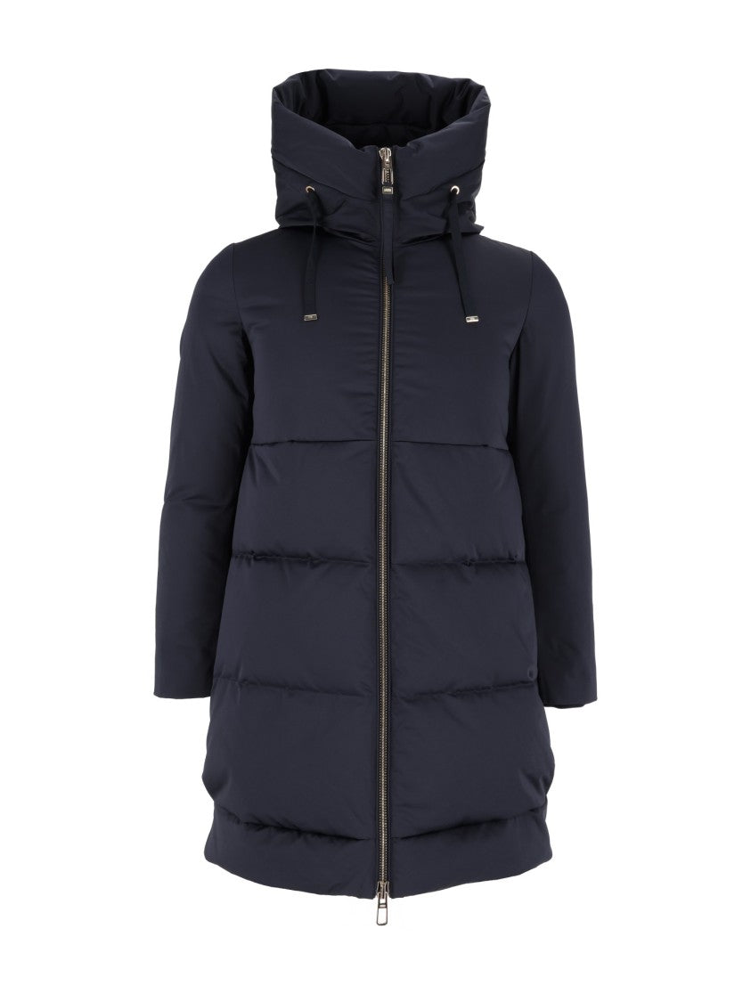Duno Padded Down Jacket With High Collar And Quilted Design