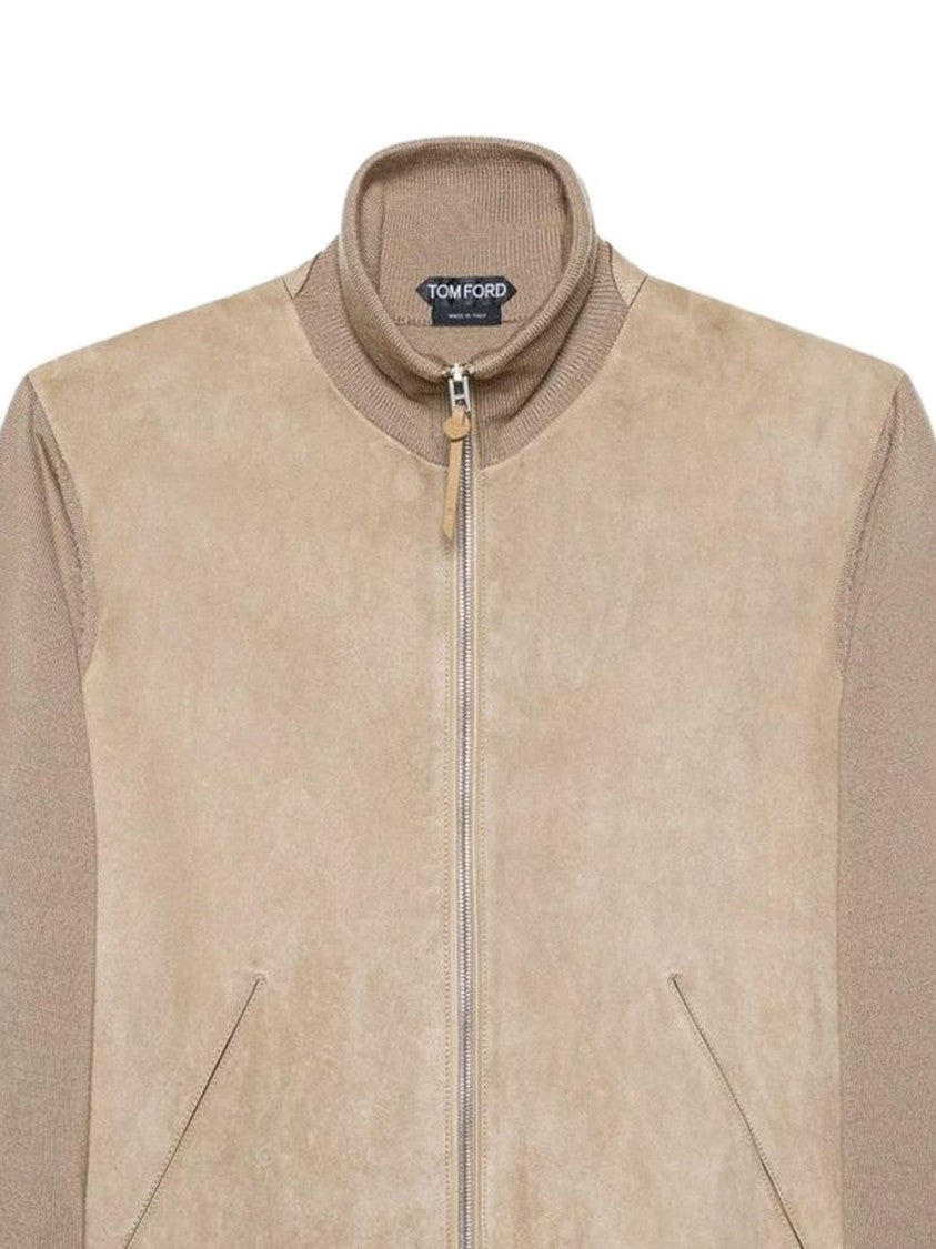 Tom Ford Suede And Wool Blend Casual Jacket