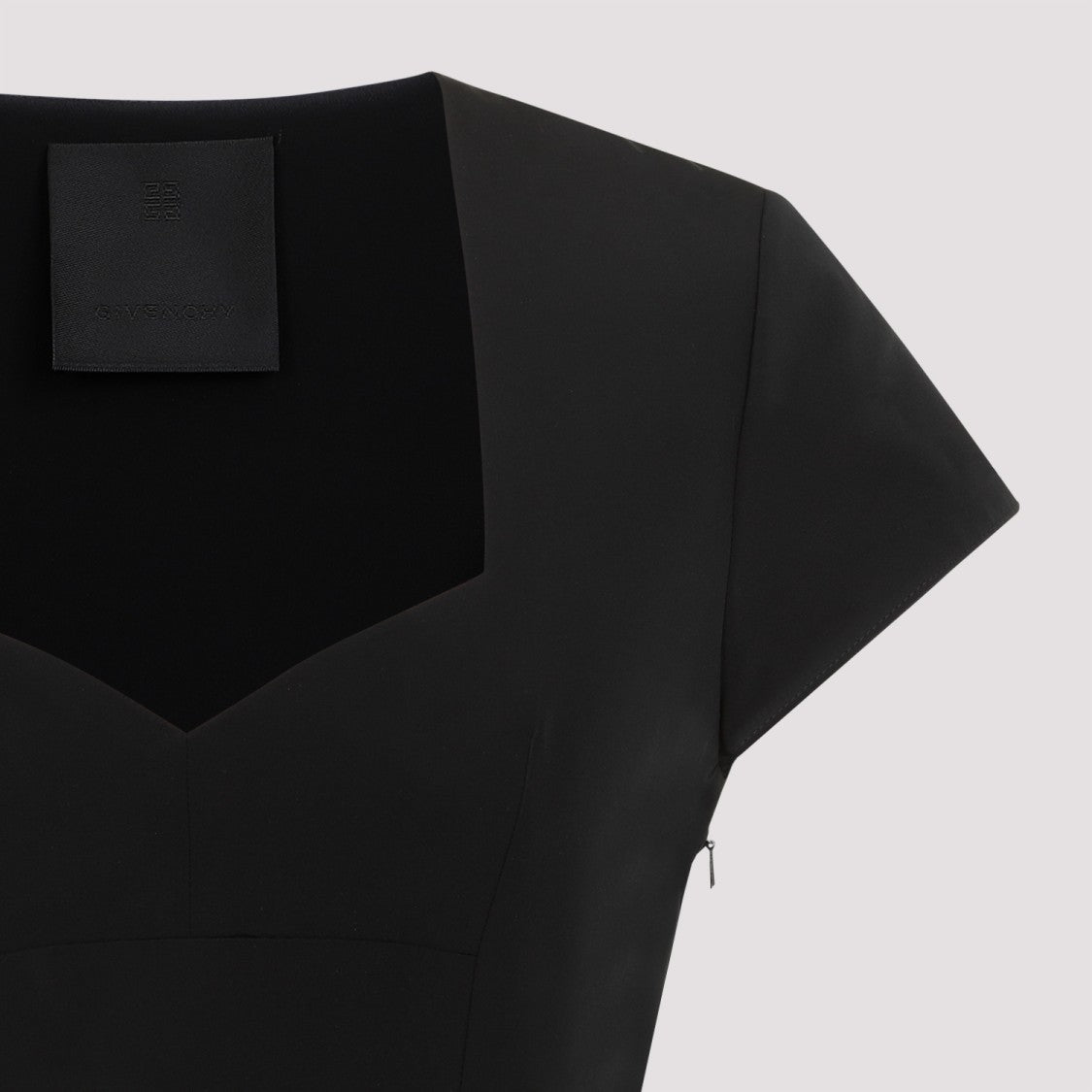 Givenchy Black Cotton Short Dress