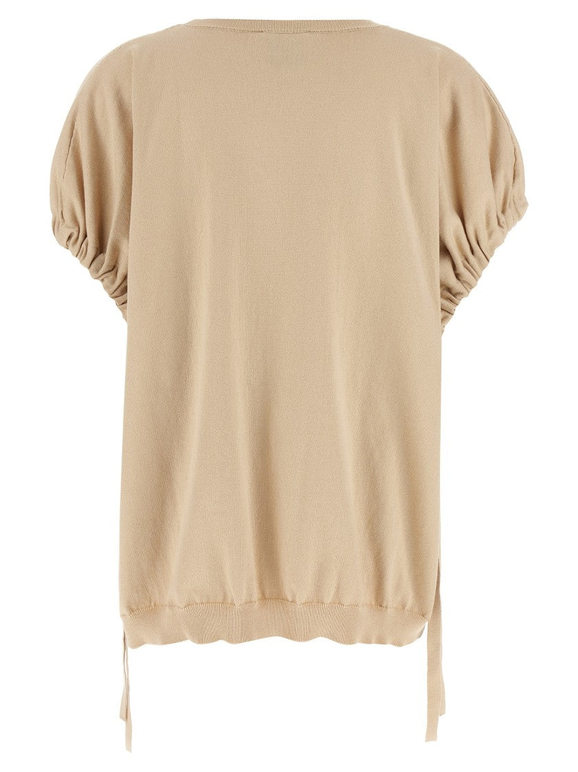 Nude Relaxed-Fit Cotton Knit T-Shirt