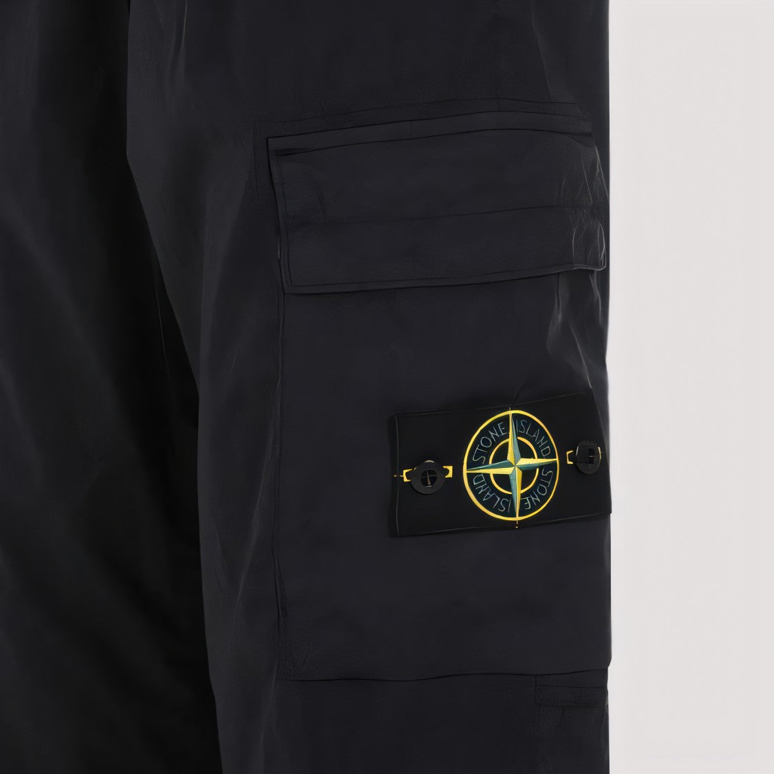 Stone Island Light Stretch Cotton Canvas Tapered Cargo Pants