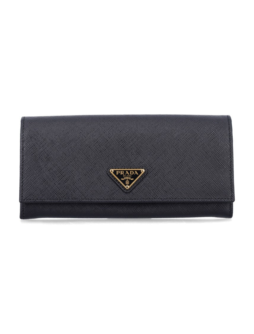 Prada The Saffiano Leather Continental Wallet