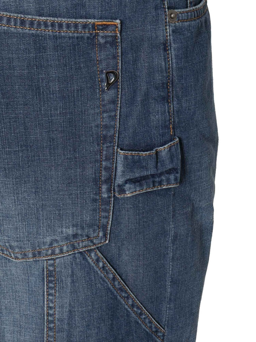 Dondup Relaxed Fit Cropped Jeans With Classic Five-Pocket Design