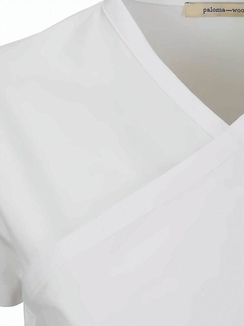 Paloma Wool Cotton And Nylon Short-Sleeved Top