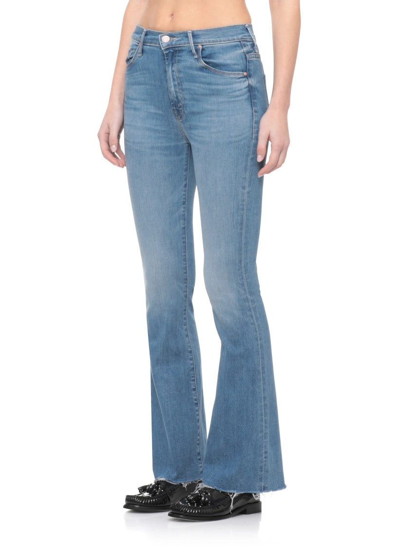 Mother Blue The Weekender Fray Jeans