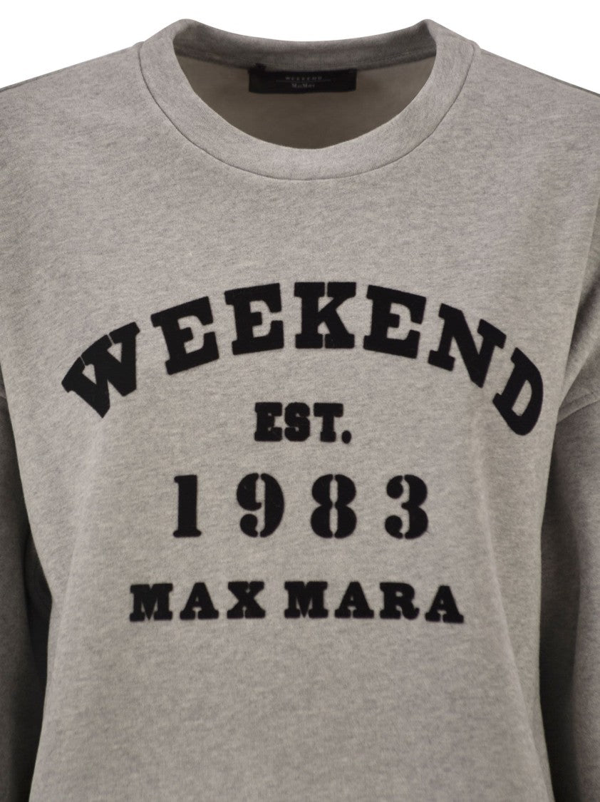 Max Mara Wkdgommoso - Cotton Crew Neck Sweatshirt