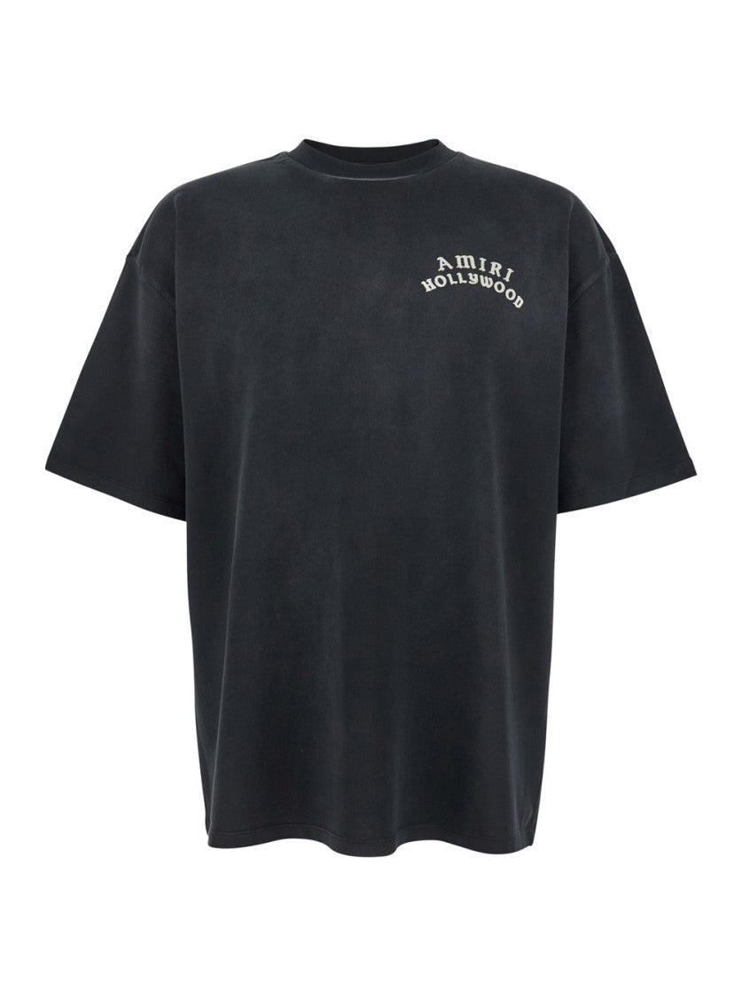 Amiri Black Crewneck T-Shirt