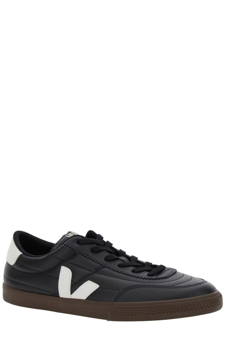 Veja Low-Top Sneakers With Textured Black Upper