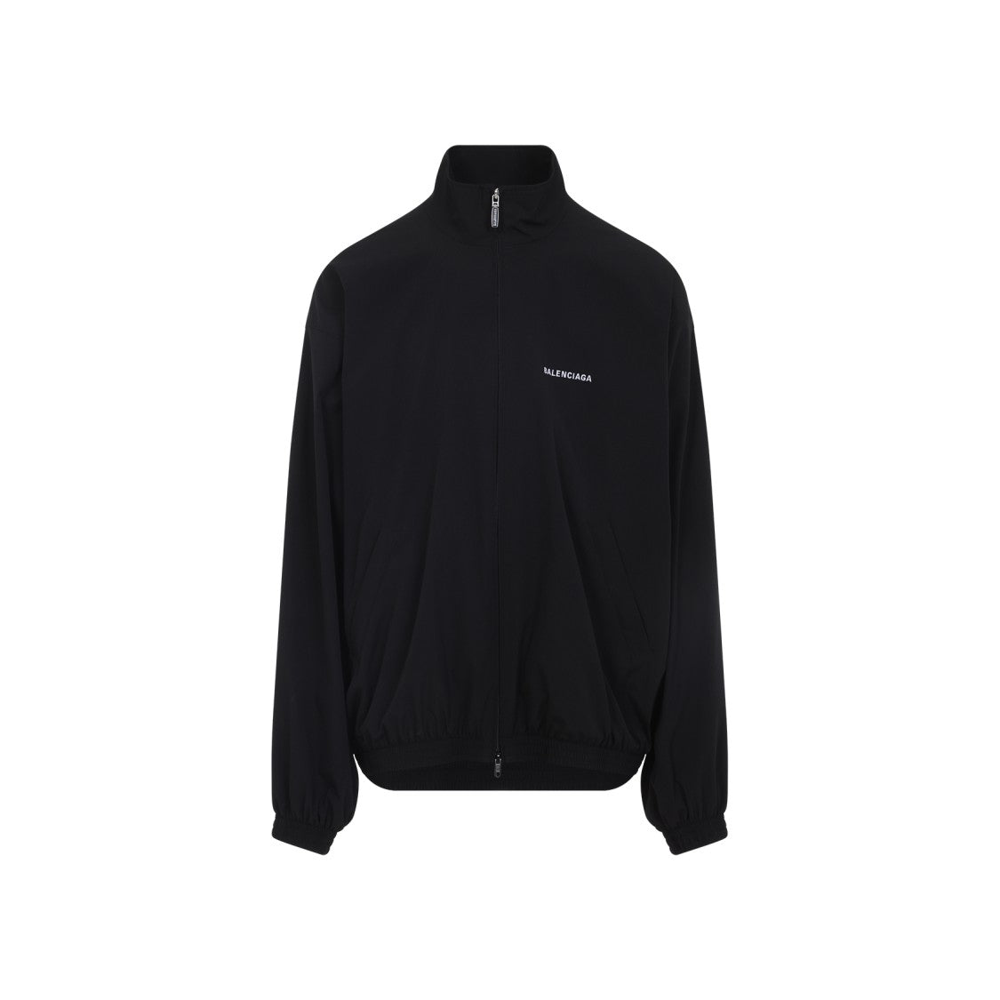 Balenciaga Black Jacket With High Collar