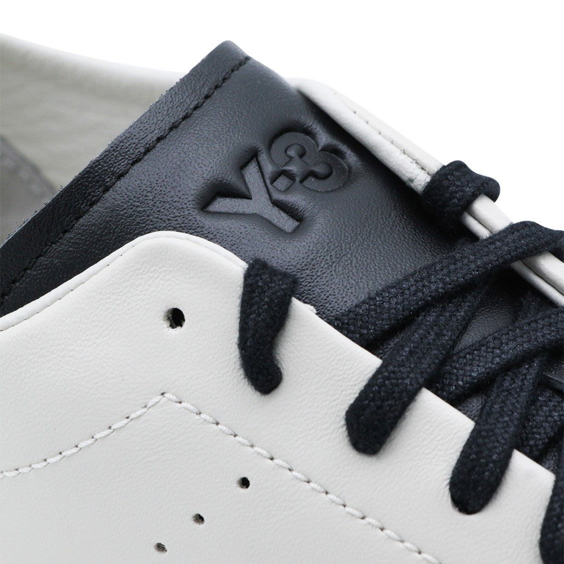 Y-3 Beige Leather Low-Top Sneakers
