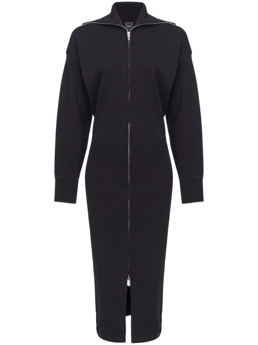 Pinko Long-Sleeve Zip-Up Dress