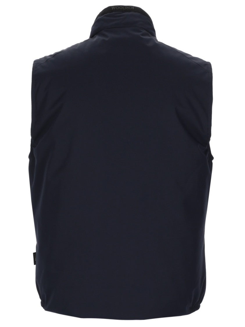 Woolrich Black Waterproof Zip Up Vest