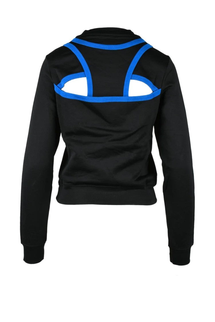 Diesel Black Cotton Nylon Sweatshirt