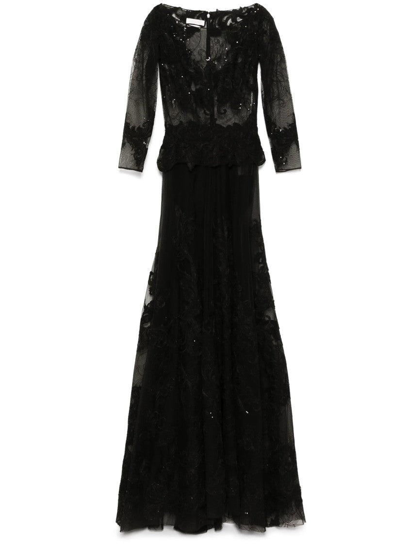 Saiid Kobeisy Embroidered Long Dress