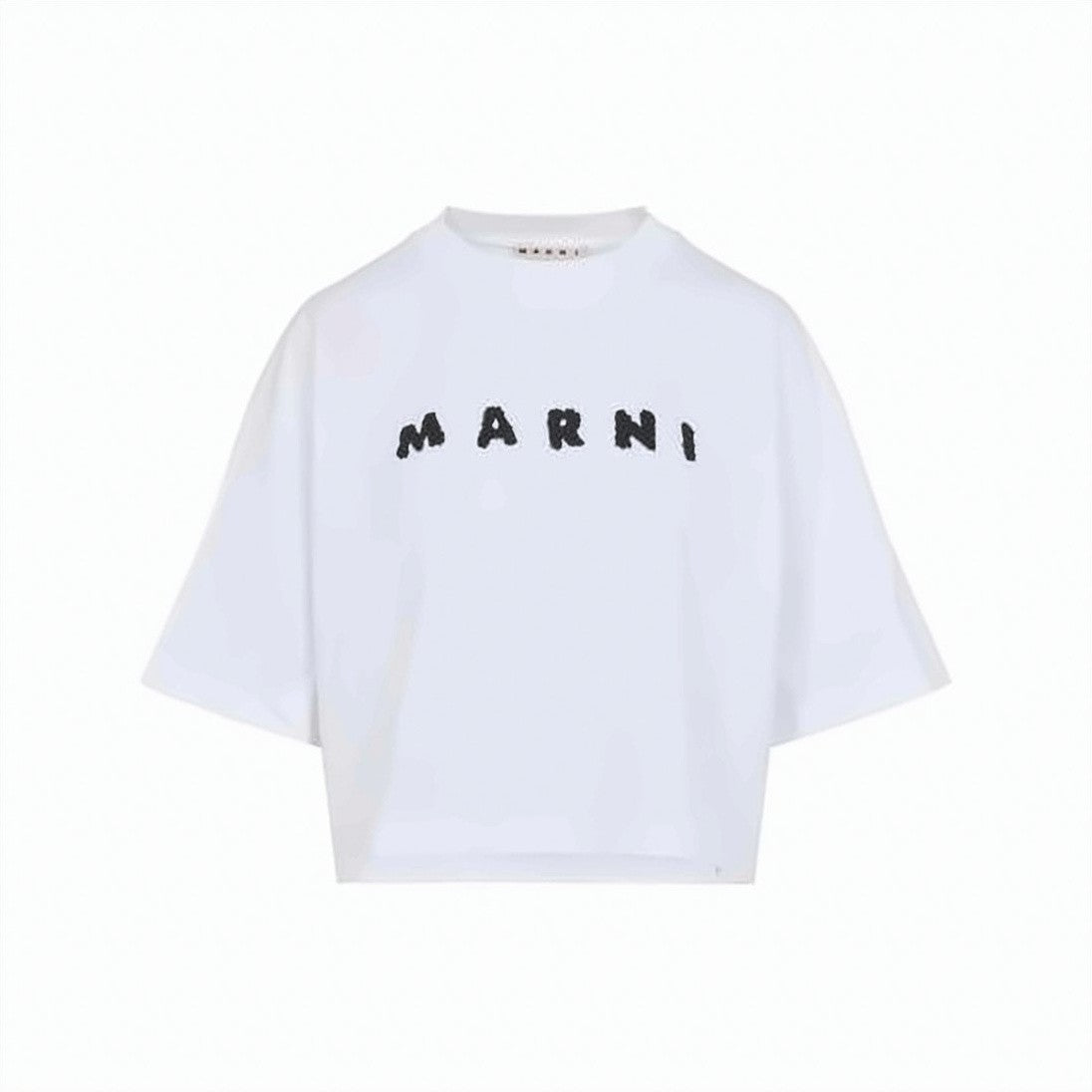 Marni Relaxed-Fit Cotton T-Shirt With Textured Lettering
