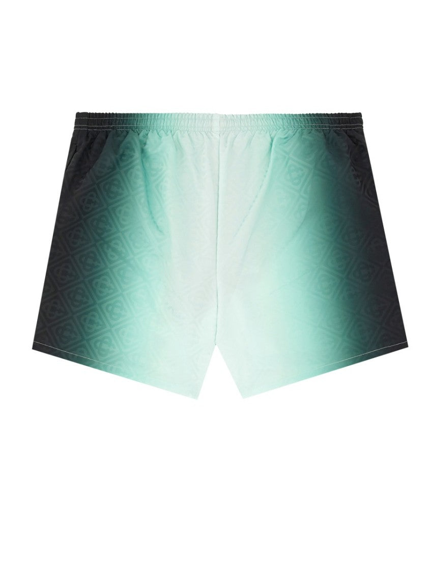 Casablanca Gradient Design Boxer Swimsuit With Elastic Waistband