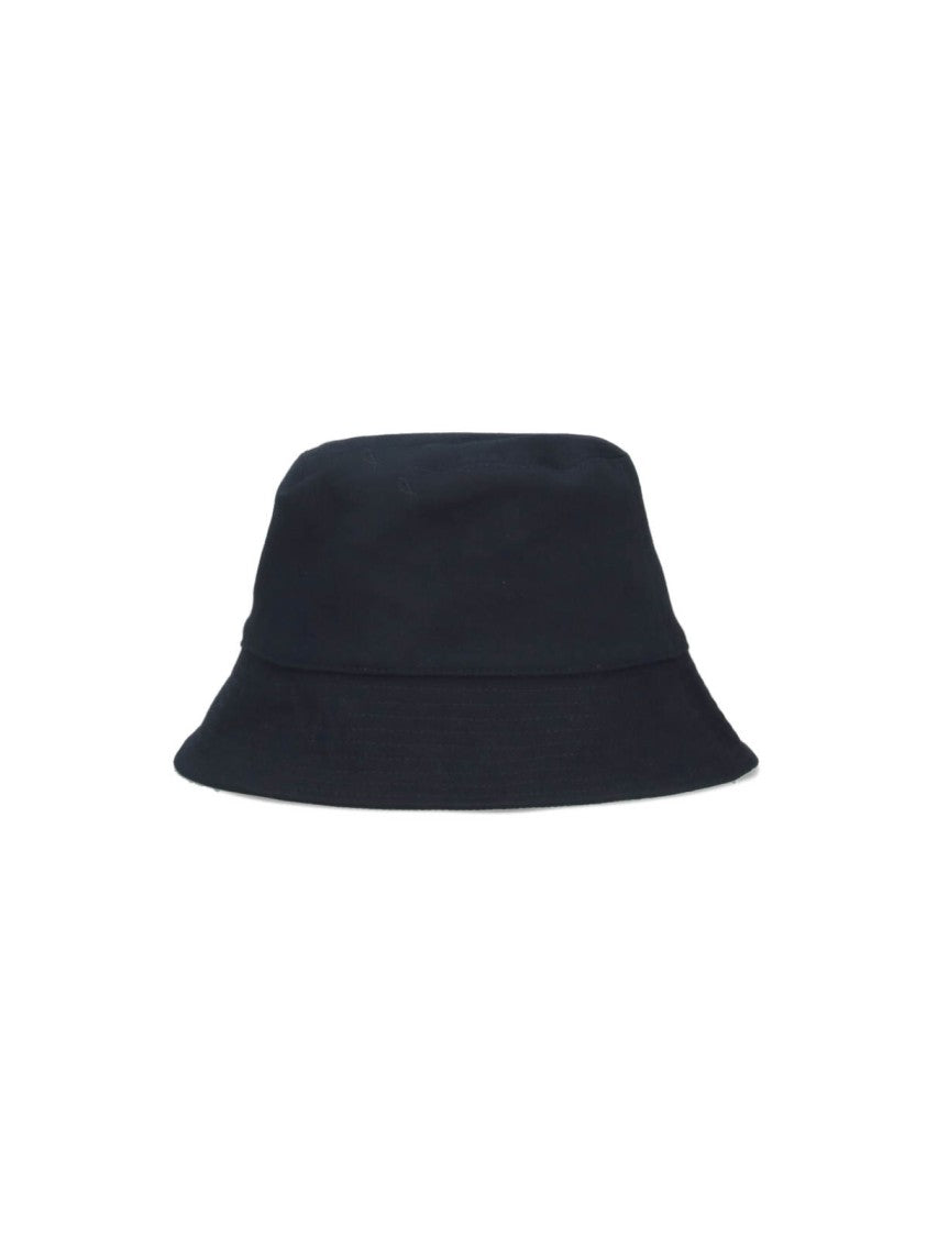 Moncler Bucket Hat With Multicolor Logo Patch