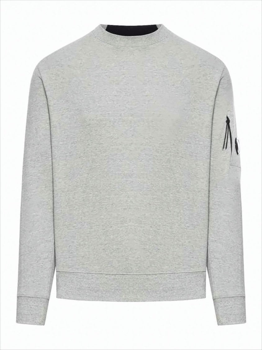 C.P. Company Long-Sleeve Crewneck Shirt With Zippered Pocket Detail