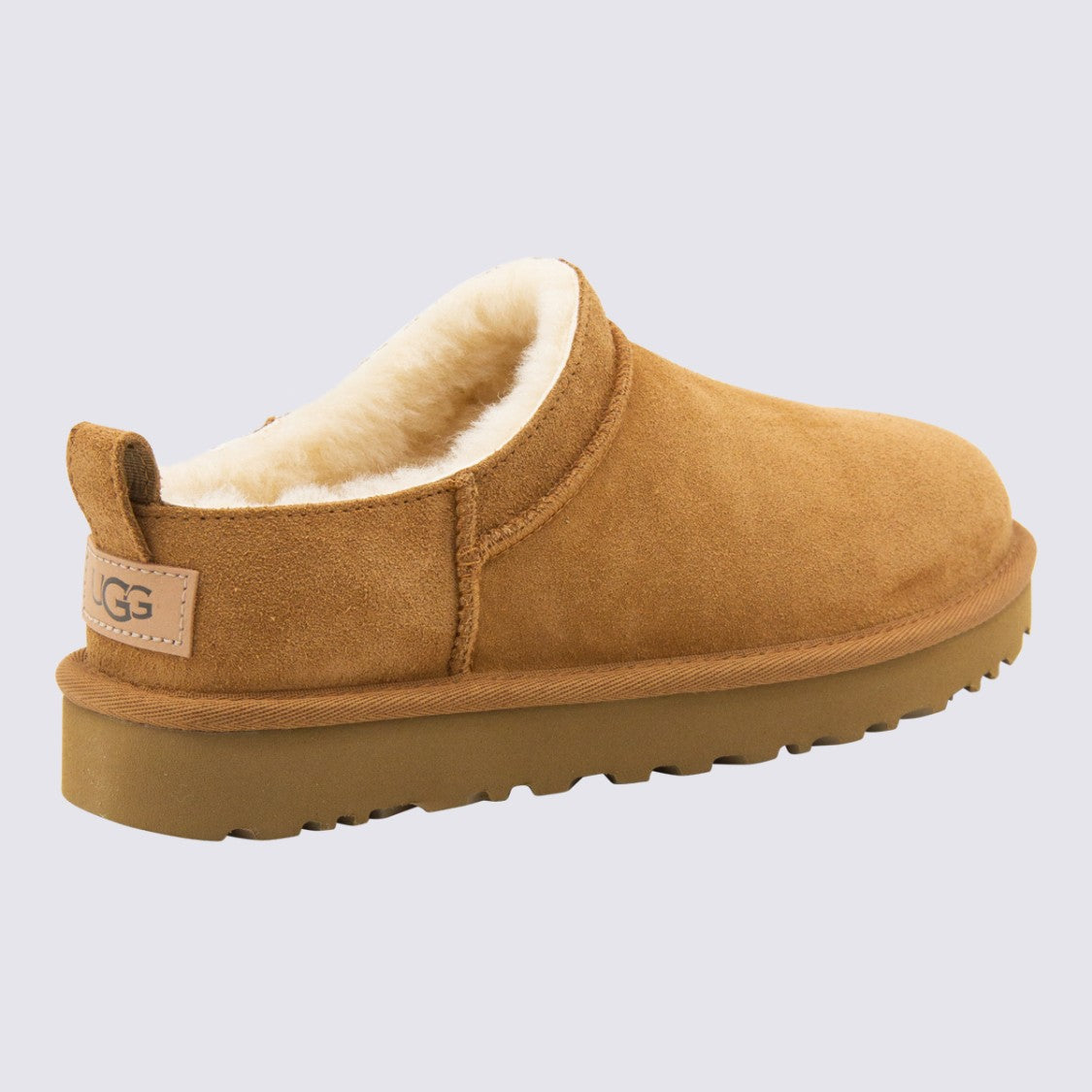Ugg Low-Cut Slip-On Suede Boots With Plush Lining