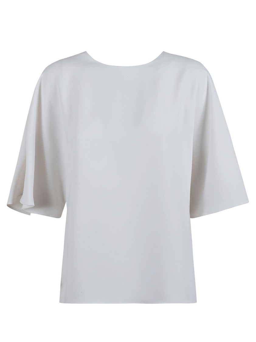 P.A.R.O.S.H. Relaxed-Fit Top With Wide Sleeves And Keyhole Detail