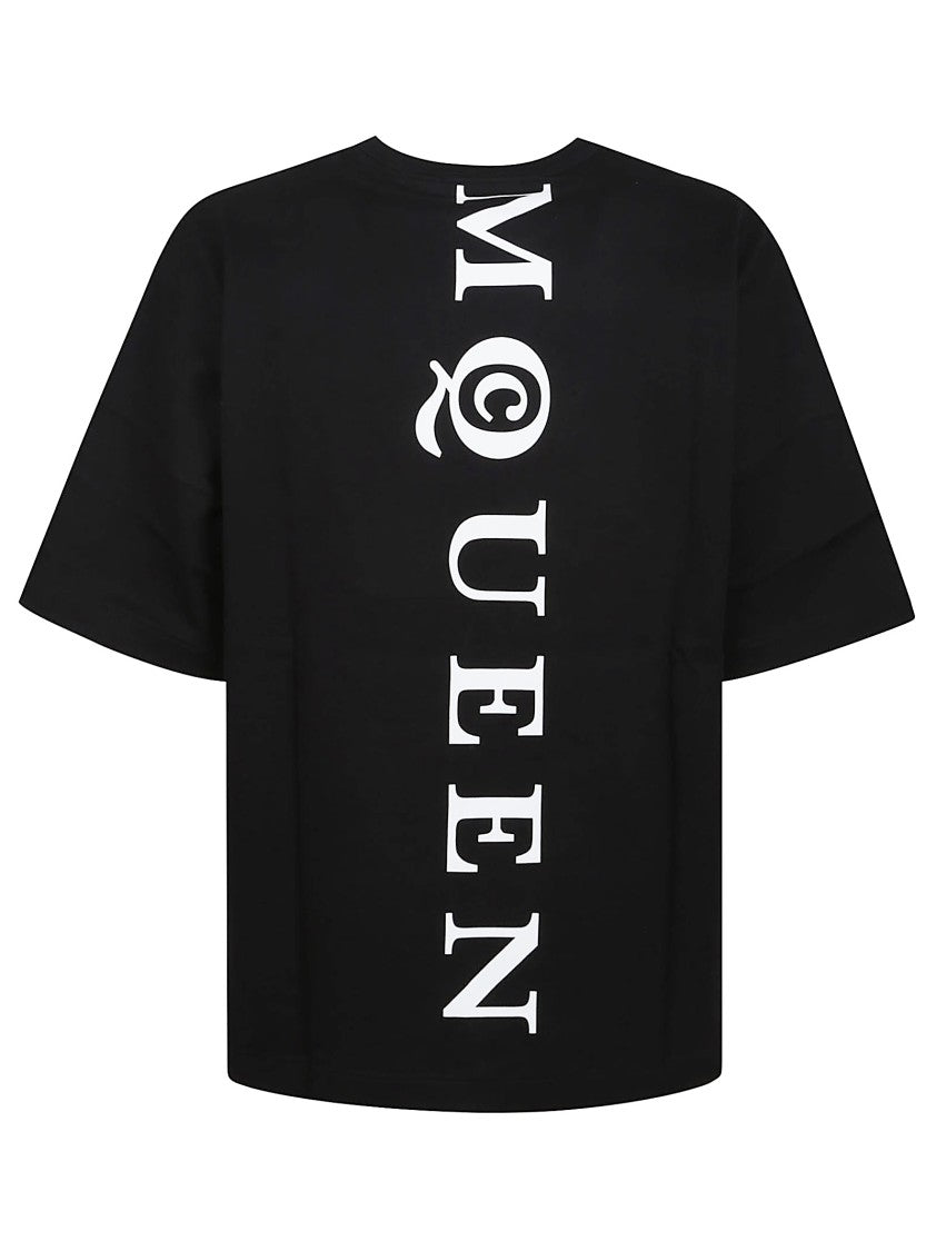 Alexander Mcqueen Oversized Cotton Jersey T-Shirt