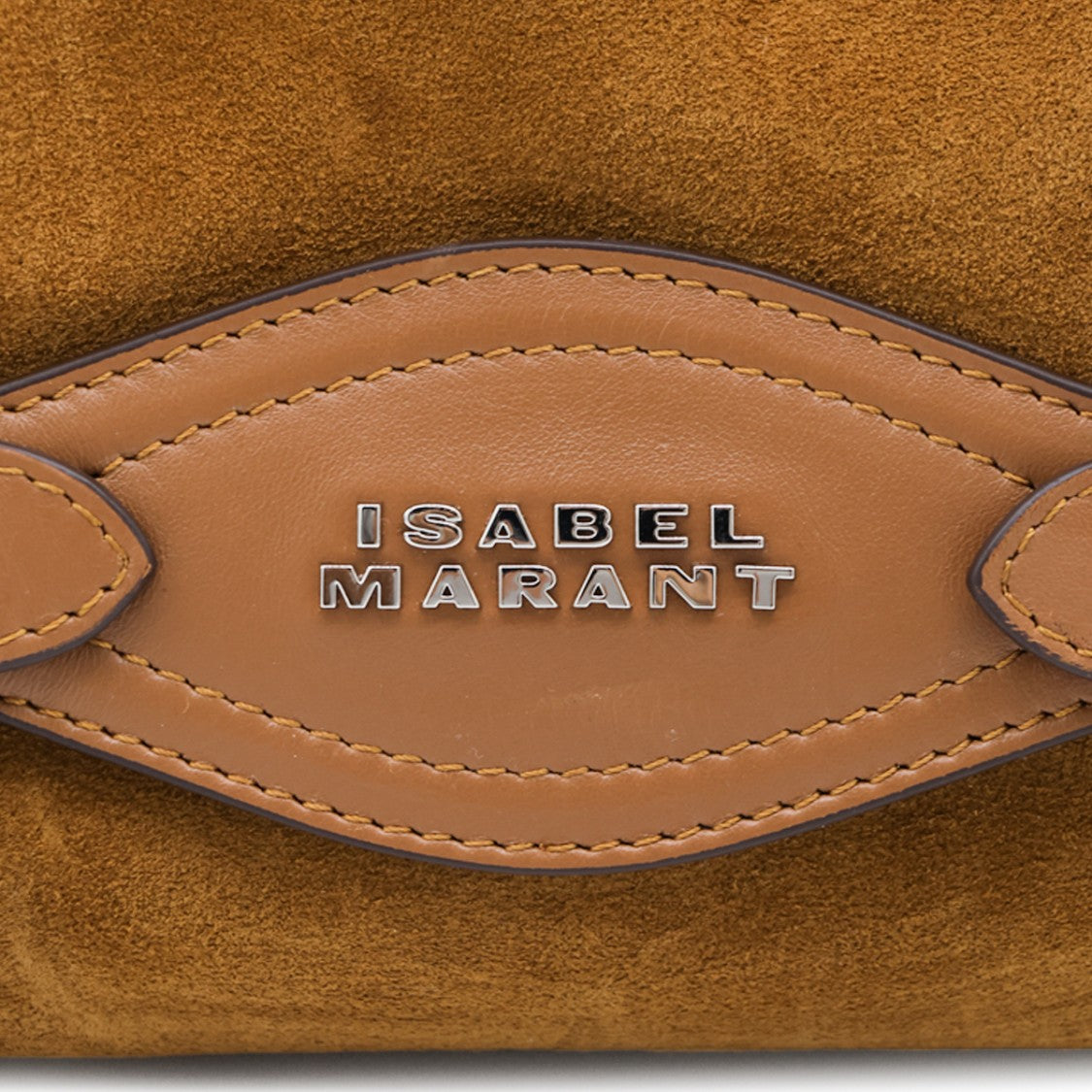 Isabel Marant Suede And Leather Elongated Shoulder Bag