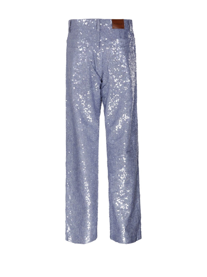Parosh Straight-Leg Jeans With Sequin Detailing