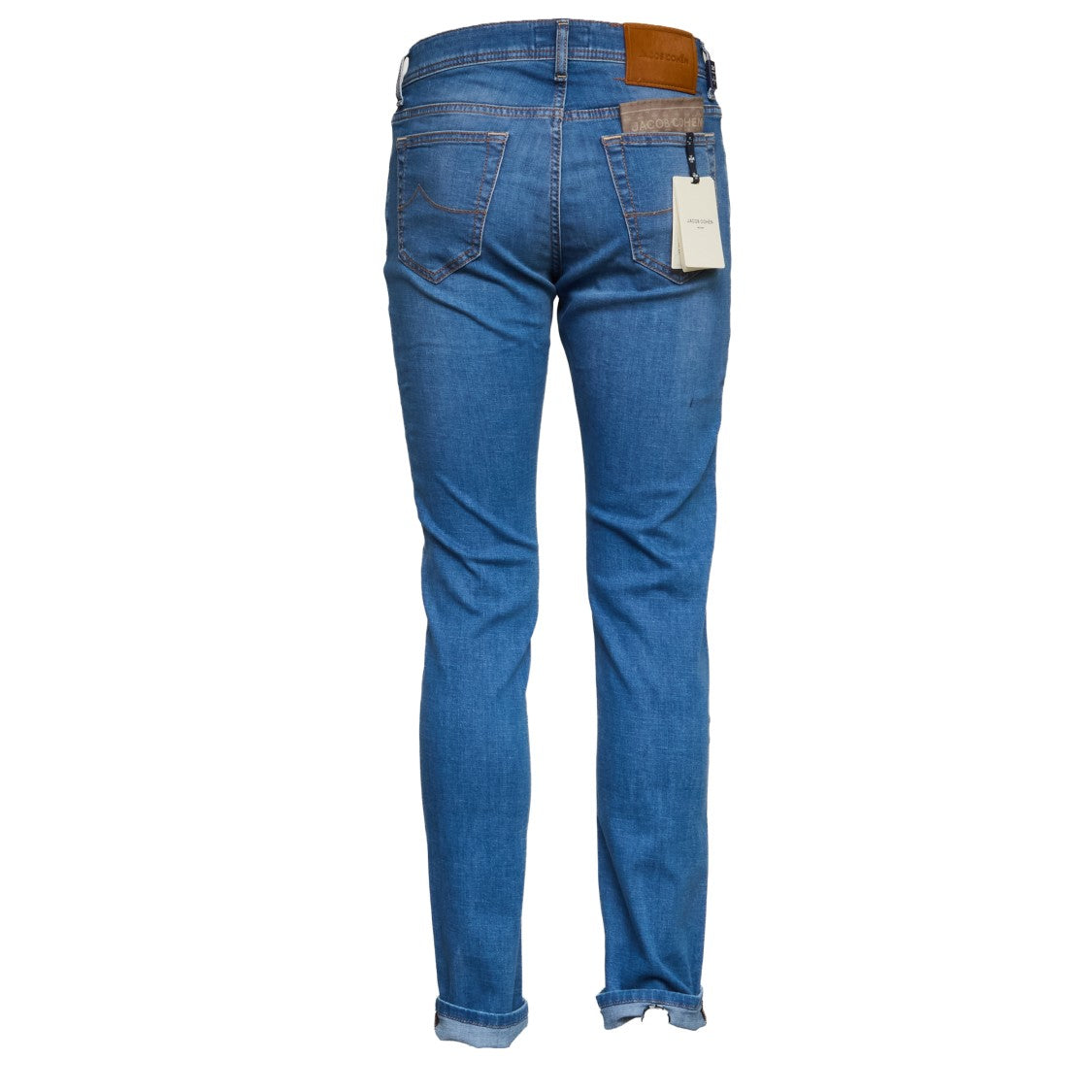 Jacob Cohen Bard Logo Button Skinny Jeans